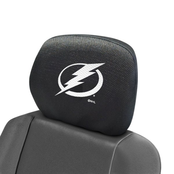  FanMats® - Headrest Covers with Embroidered Tampa Bay Lightning Logo
