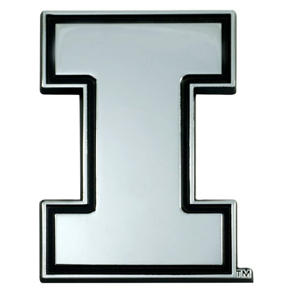 FanMats® - College "University of Illinois" Chrome Emblem