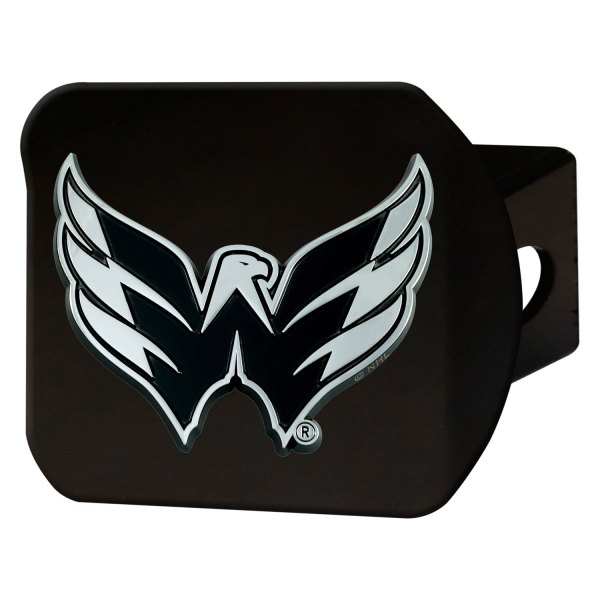 FanMats® - Sport Black NHL Hitch Cover with Washington Capitals Logo for 2" Receivers