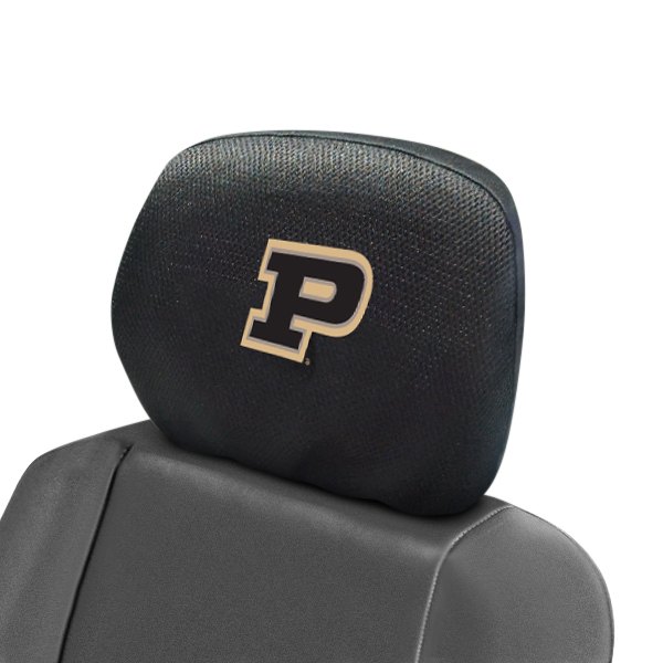  FanMats® - Headrest Covers with Embroidered Purdue University Logo