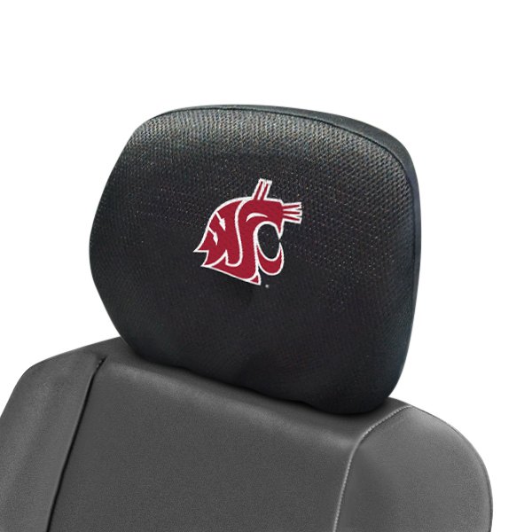  FanMats® - Headrest Covers with Embroidered Washington State University Logo
