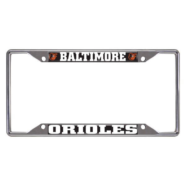 FanMats® - Sport MLB License Plate Frame with Baltimore Orioles Logo