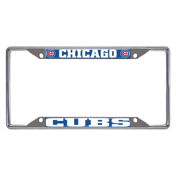 FanMats® - Sport MLB License Plate Frame with Chicago Cubs Logo