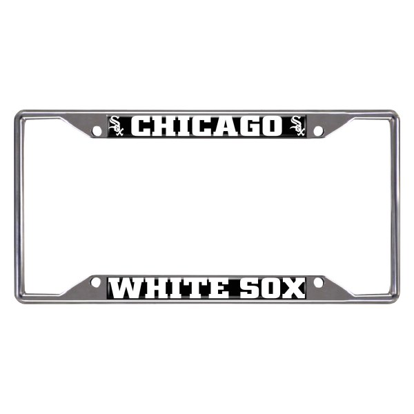 FanMats® - Sport MLB License Plate Frame with Chicago White Sox Logo