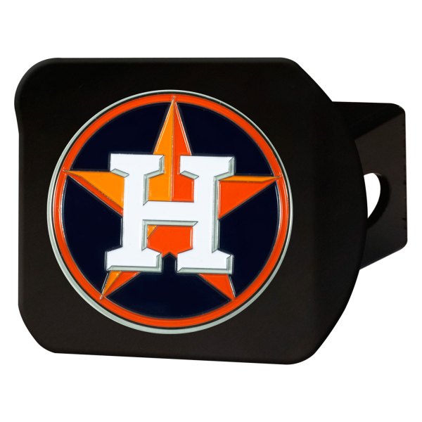 FanMats® - Sport Black MLB Hitch Cover with Houston Astros Logo for 2" Receivers