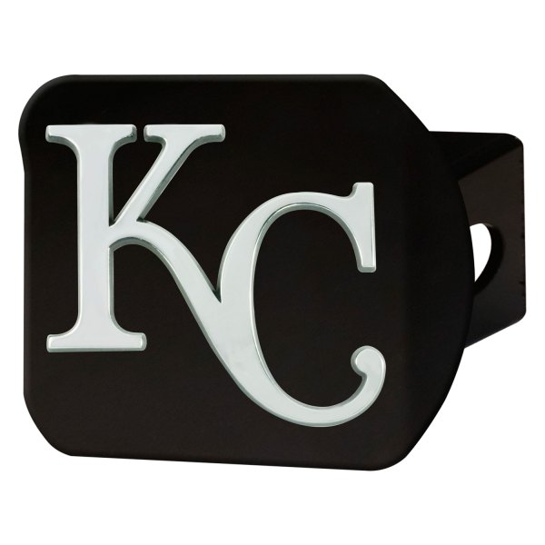 FanMats® - Sport Black MLB Hitch Cover with Kansas City Royals Logo for 2" Receivers