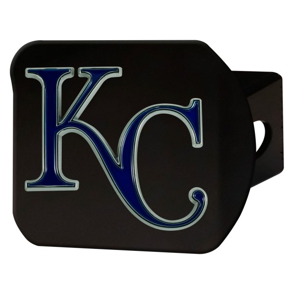 FanMats® - Sport Black MLB Hitch Cover with Kansas City Royals Logo for 2" Receivers
