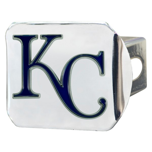FanMats® - Sport Chrome MLB Hitch Cover with Kansas City Royals Logo for 2" Receivers