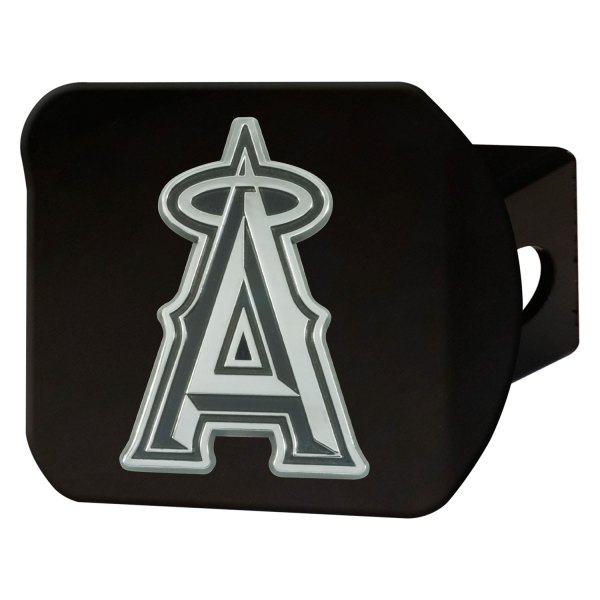 FanMats® - Sport Black MLB Hitch Cover with Los Angeles Angels Logo for 2" Receivers