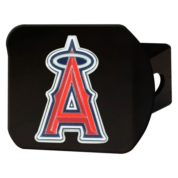 FanMats® - Sport Black MLB Hitch Cover with Los Angeles Angels Logo for 2" Receivers