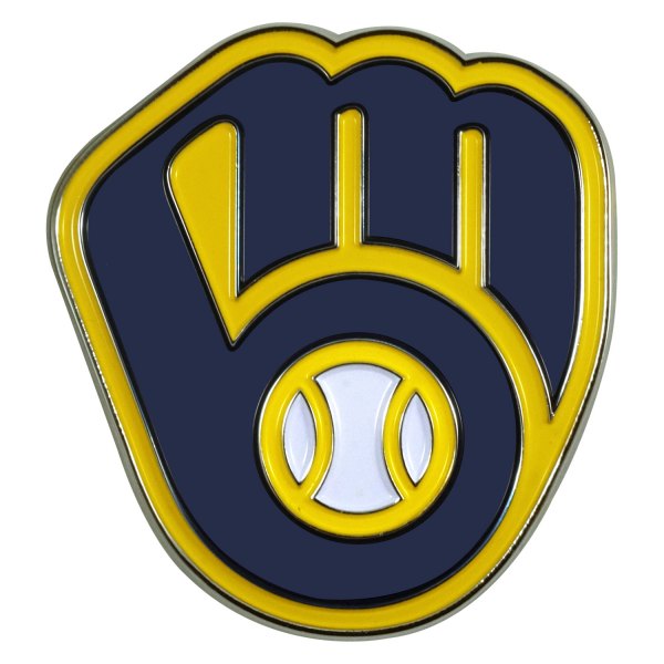 FanMats® - MLB "Milwaukee Brewers" Colored Emblem