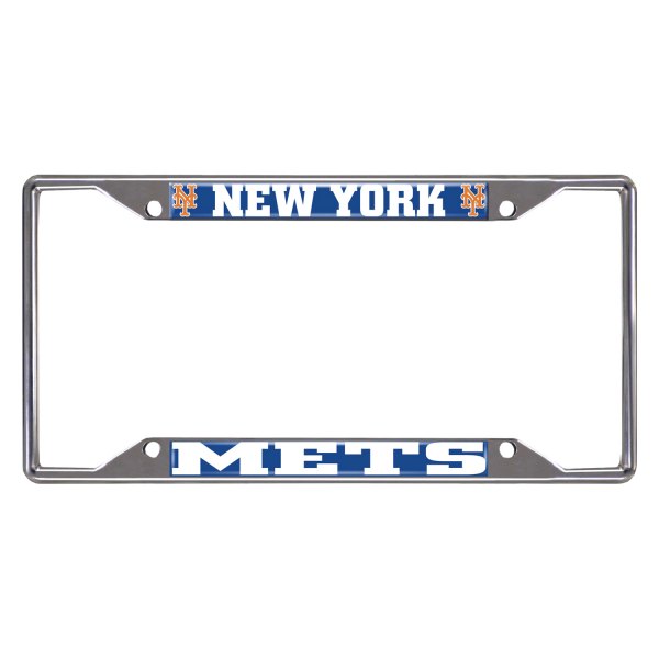 FanMats® - Sport MLB License Plate Frame with New York Mets Logo