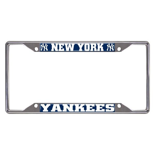 FanMats® - Sport MLB License Plate Frame with New York Yankees Logo