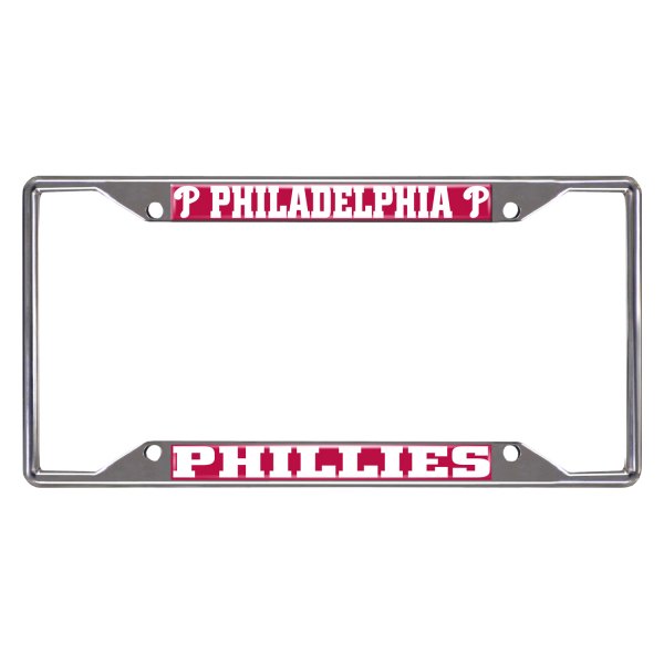 FanMats® - Sport MLB License Plate Frame with Philadelphia Phillies Logo