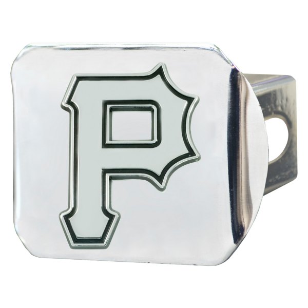 FanMats® - Sport Chrome MLB Hitch Cover with Pittsburgh Pirates Logo for 2" Receivers
