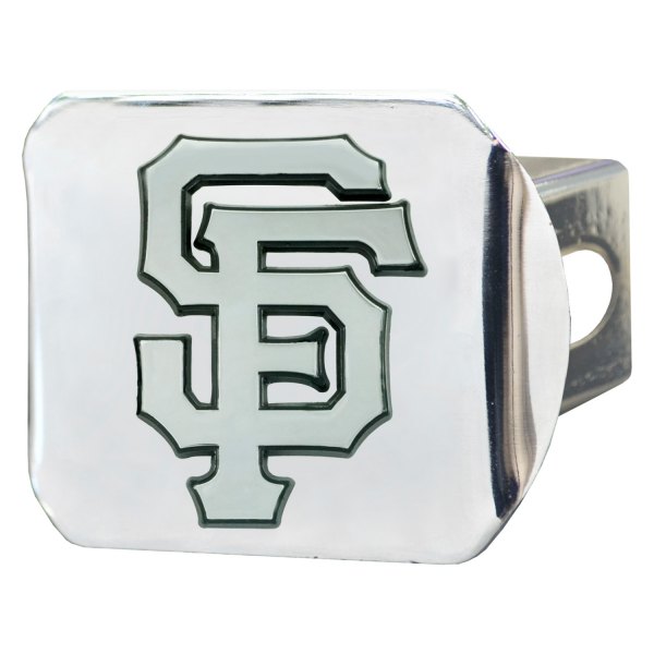 FanMats® - Sport Chrome MLB Hitch Cover with San Francisco Giants Logo for 2" Receivers