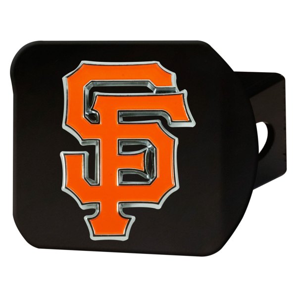 FanMats® - Sport Black MLB Hitch Cover with San Francisco Giants Logo for 2" Receivers