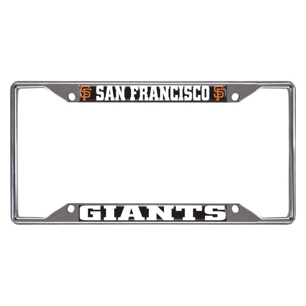 FanMats® - Sport MLB License Plate Frame with San Francisco Giants Logo
