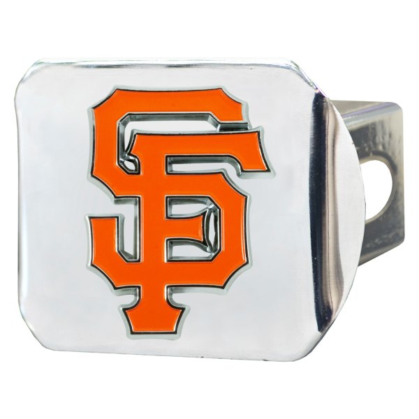 FanMats® - Sport Chrome MLB Hitch Cover with San Francisco Giants Logo for 2" Receivers