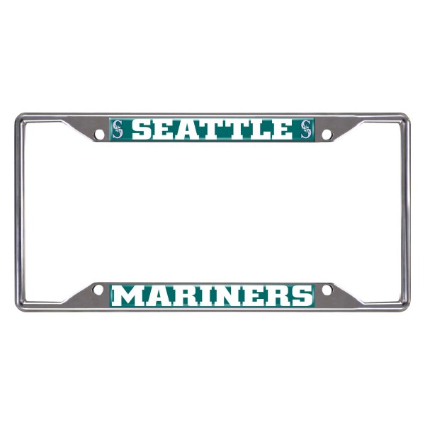 FanMats® - Sport MLB License Plate Frame with Seattle Mariners Logo