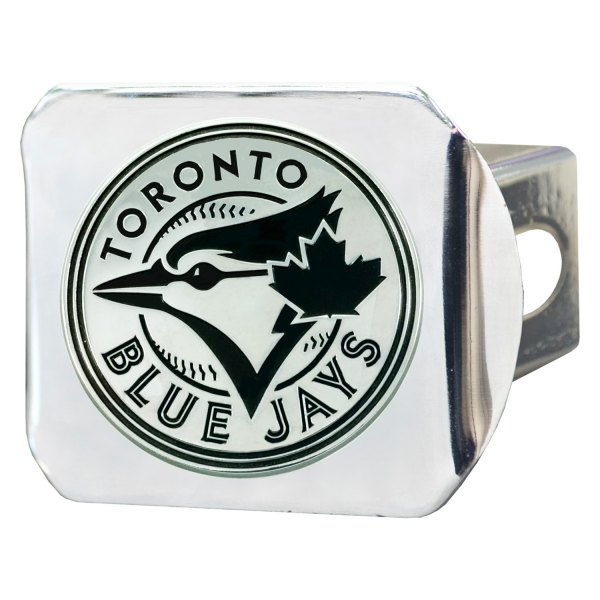FanMats® - Sport Chrome MLB Hitch Cover with Toronto Blue Jays Logo for 2" Receivers