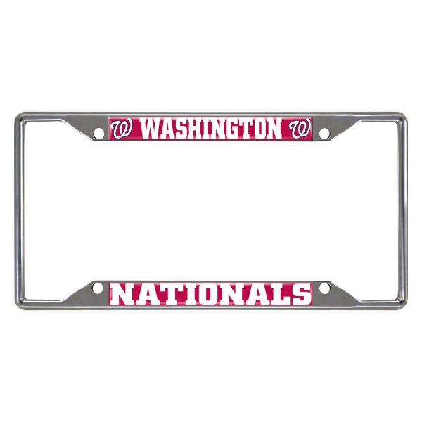 FanMats® - Sport MLB License Plate Frame with Washington Nationals Logo