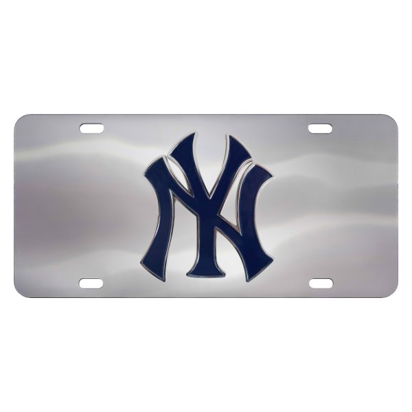 FanMats® - Sport MLB License Plate with New York Yankees Logo