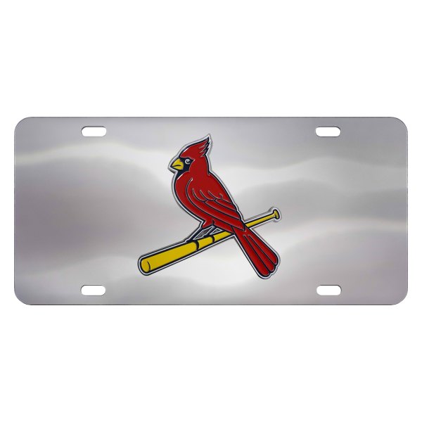 FanMats® - Sport MLB License Plate with St. Louis Cardinals Logo