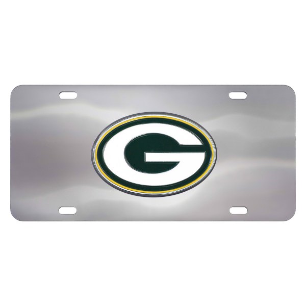 FanMats® - Sport NFL License Plate with Green Bay Packers Logo
