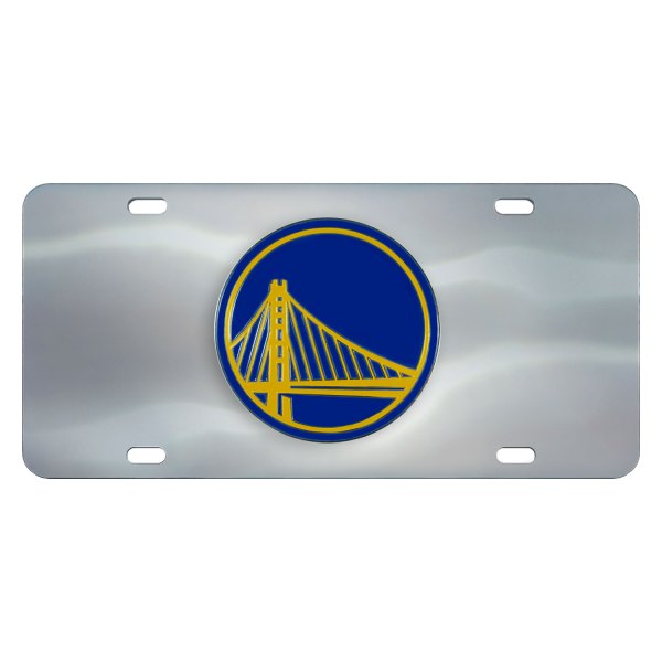 FanMats® - Sport NBA License Plate with Golden State Warriors Logo