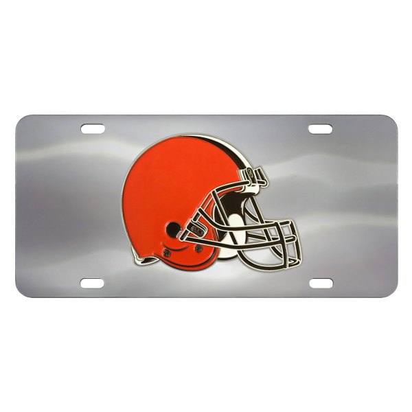 FanMats® - Sport NFL License Plate with Helmet Primary Logo