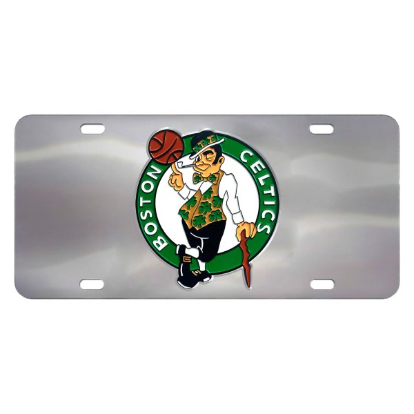 FanMats® - Sport NBA License Plate with Boston Celtics Logo
