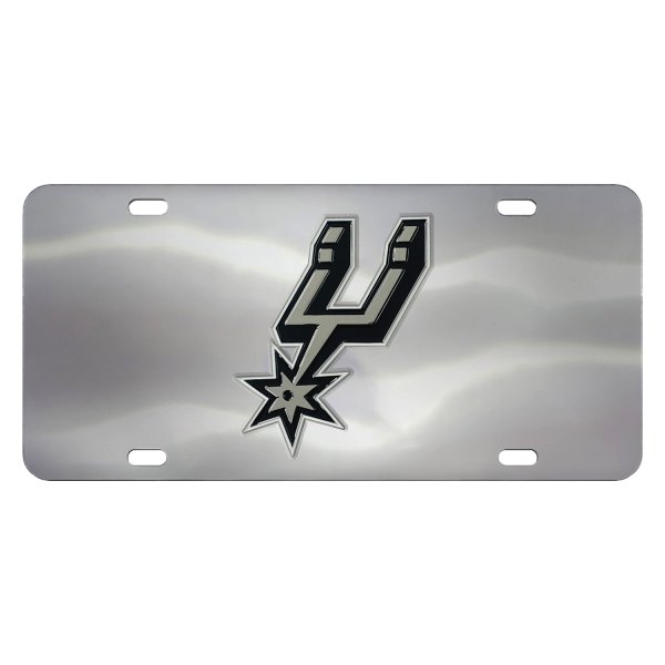 FanMats® - Sport NBA License Plate with San Antonio Spurs Logo