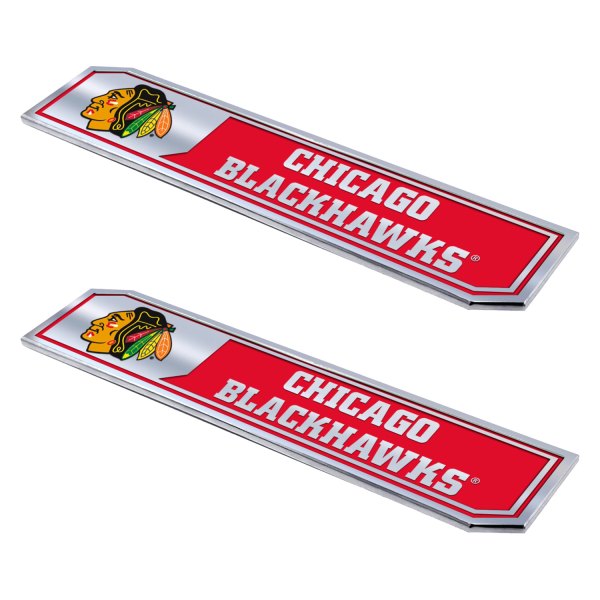 FanMats® - NHL "Chicago Blackhawks" Embossed Truck Emblems