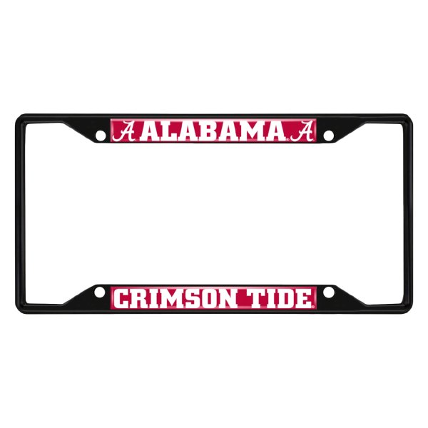 FanMats® - Collegiate License Plate Frame with University of Alabama - Secondary Logo