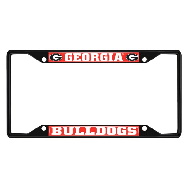 FanMats® - Collegiate License Plate Frame with University of Georgia Logo