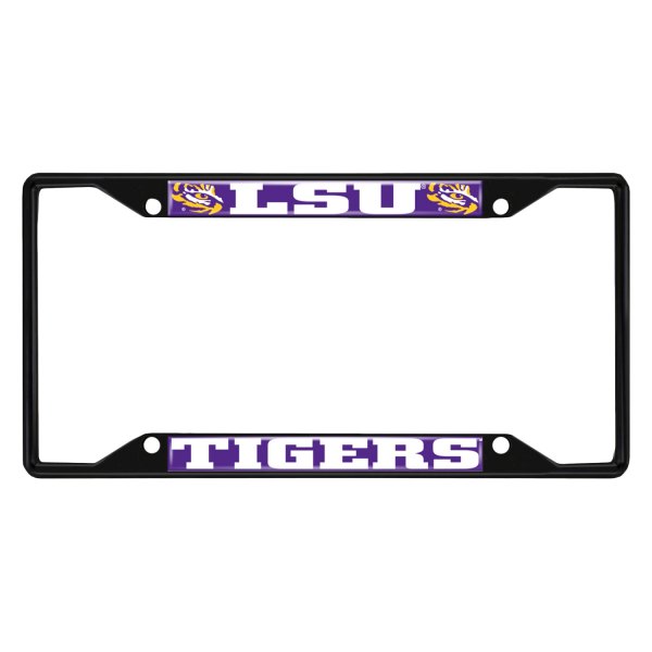 FanMats® - Collegiate License Plate Frame with Louisiana State University Logo
