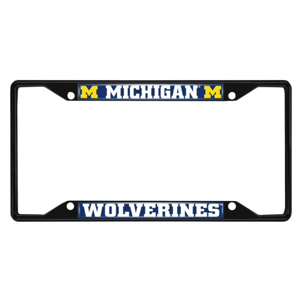 FanMats® - Collegiate License Plate Frame with University of Michigan Logo