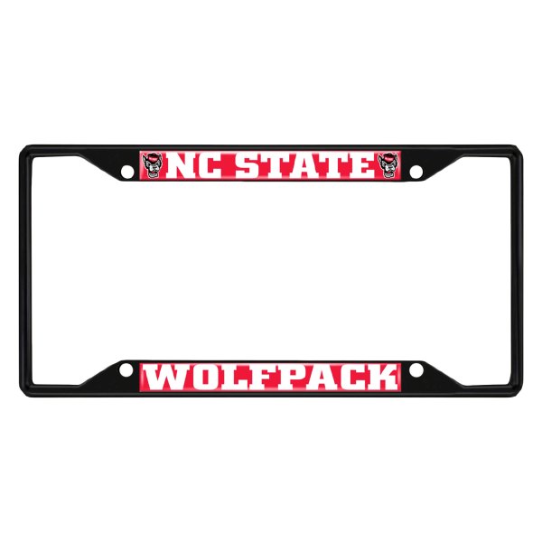 FanMats® - Collegiate License Plate Frame with North Carolina State University Logo