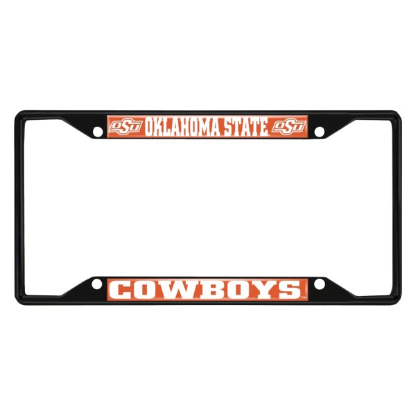 FanMats® - Collegiate License Plate Frame with Oklahoma State University Logo