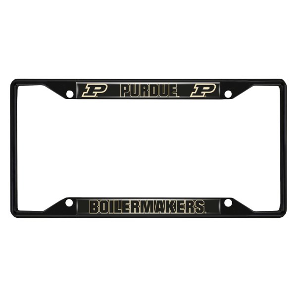 FanMats® - Collegiate License Plate Frame with Purdue University Logo