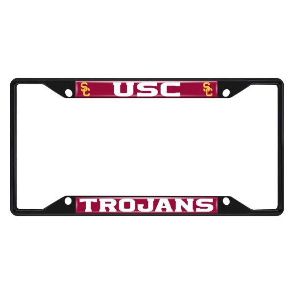 FanMats® - Collegiate License Plate Frame with University of Southern California Logo