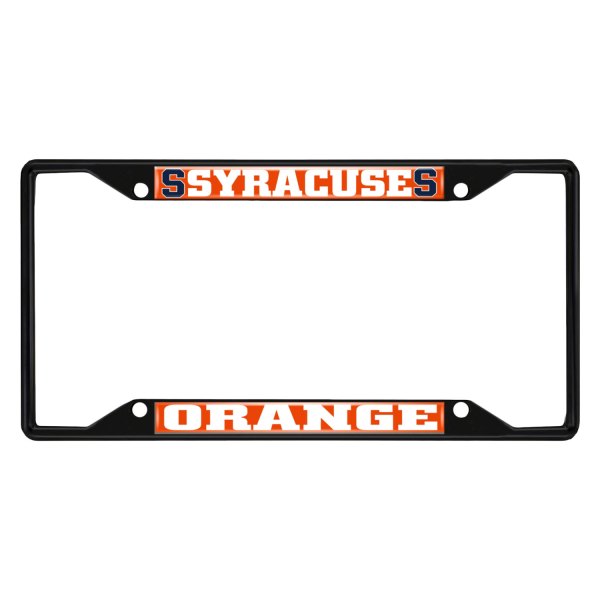 FanMats® - Collegiate License Plate Frame with Syracuse University Logo