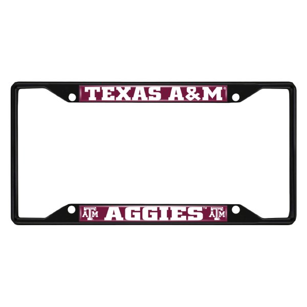 FanMats® - Collegiate License Plate Frame with Texas A&M University Logo