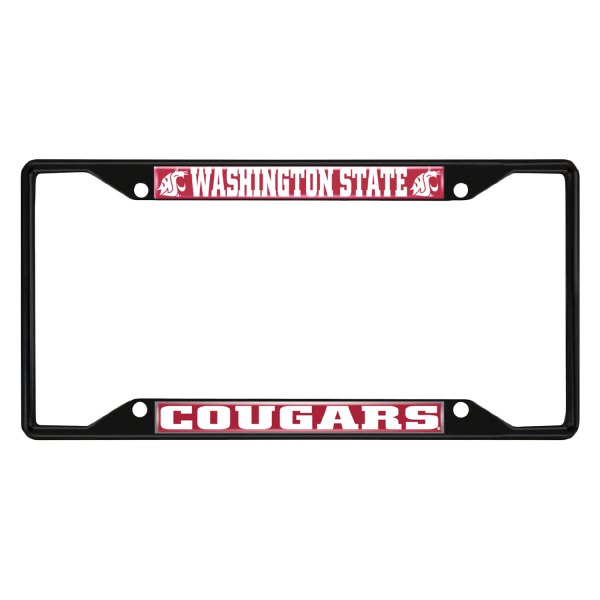 FanMats® - Collegiate License Plate Frame with Washington State University Logo