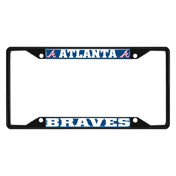 FanMats® - Sport MLB License Plate Frame with Atlanta Braves Logo