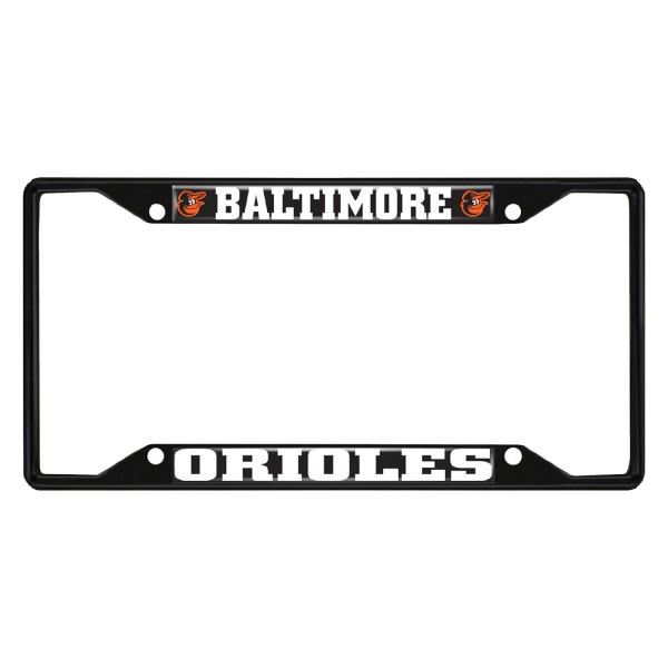 FanMats® - Sport MLB License Plate Frame with Baltimore Orioles Logo