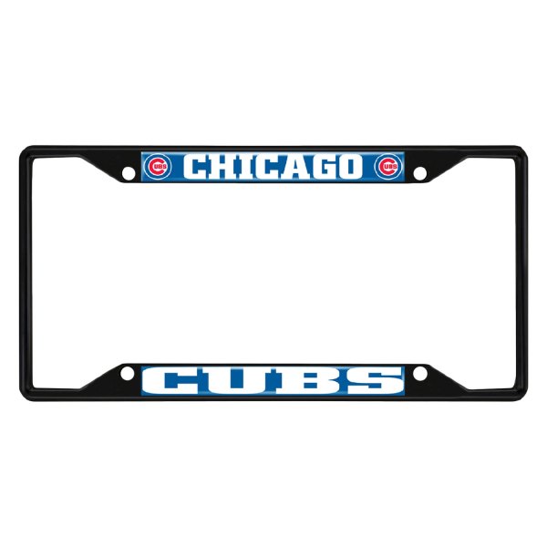 FanMats® - Sport MLB License Plate Frame with Chicago Cubs Logo