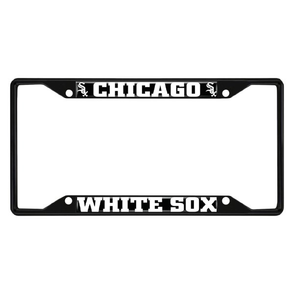 FanMats® - Sport MLB License Plate Frame with Chicago White Sox Logo