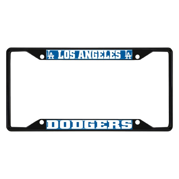 FanMats® - Sport MLB License Plate Frame with Los Angeles Dodgers Logo